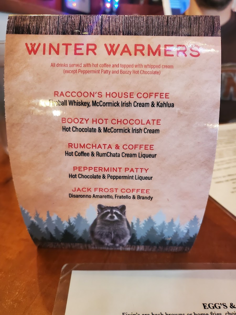 Menu Evergreen Cafe & Racoon Saloon-8